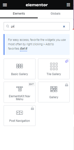 basic gallary